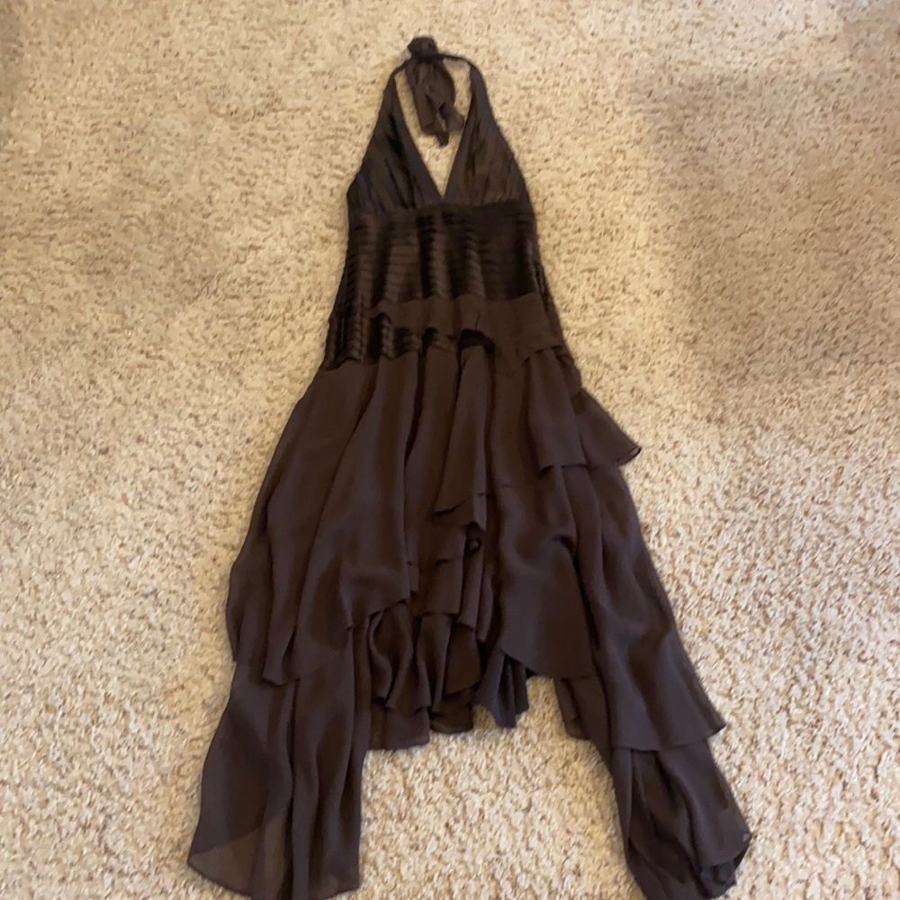 Silk halter dress